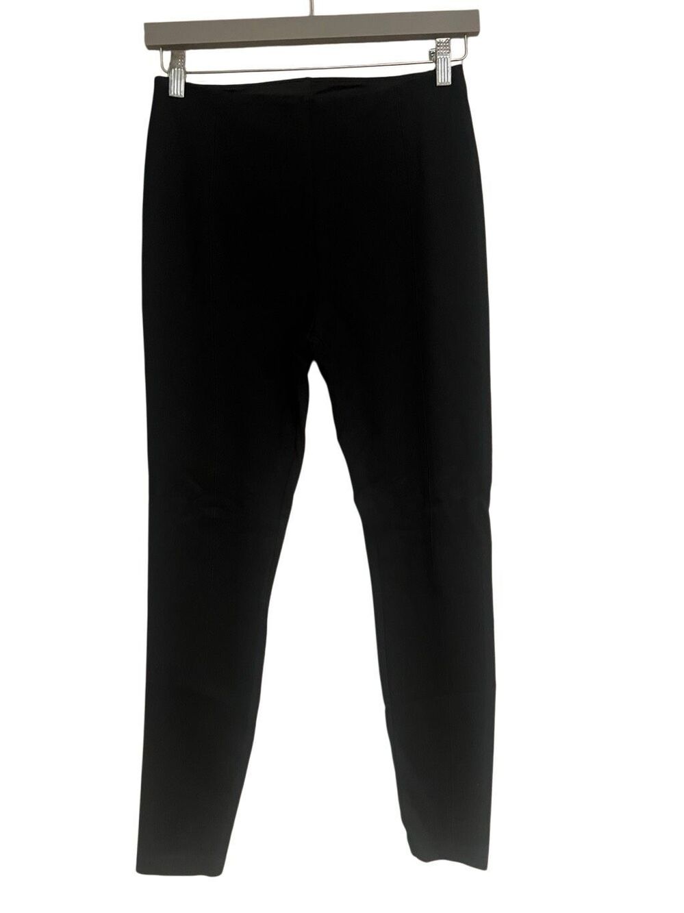 Lysse Black Pull On Stretch Ponte Ankle Pants Sz Medium